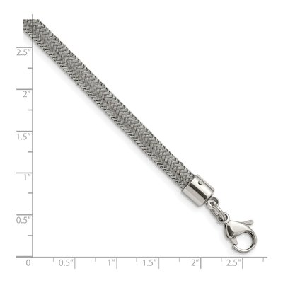 Stainless Steel 6mm Wire Chain Bracelet – view 6