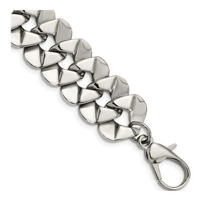 Stainless Steel Oval Link Bracelet