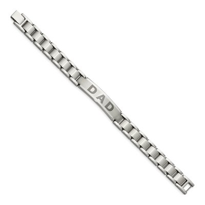 Stainless Steel DAD ID Bracelet – view 4