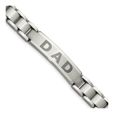Stainless Steel DAD ID Bracelet