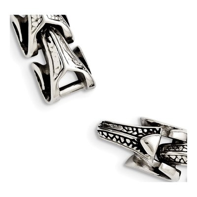 Stainless Steel Dragon Scale Link Bracelet – view 5