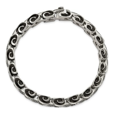 Stainless Steel Dragon Scale Link Bracelet – view 7