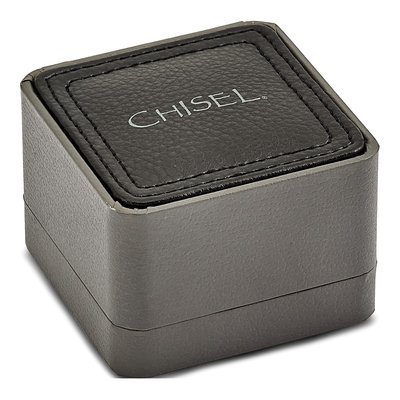 Men's Stainless Steel CZ Rectangle Cufflinks – view 2