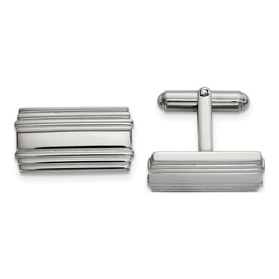Stainless Steel Polished Cufflinks