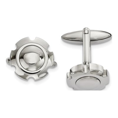 Stainless Steel Polished Cufflinks