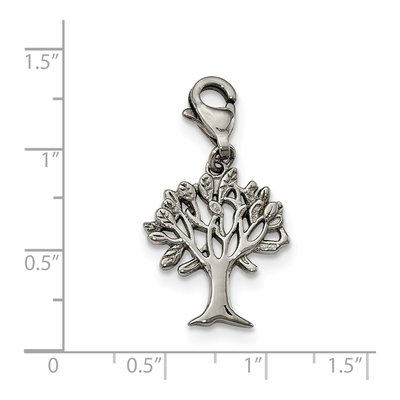 Stainless Steel Tree of Life Charm – view 3