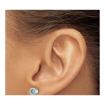 Stainless Steel CZ Stud Earrings – view 5