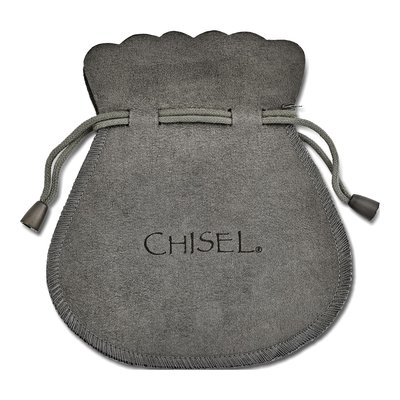 Stainless Steel CZ May Birthstone Stud Earrings – view 3
