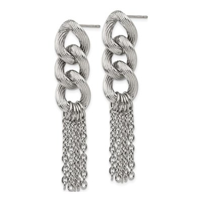 Stainless Steel Dangle Earrings – view 4