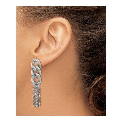 Stainless Steel Dangle Earrings – view 5
