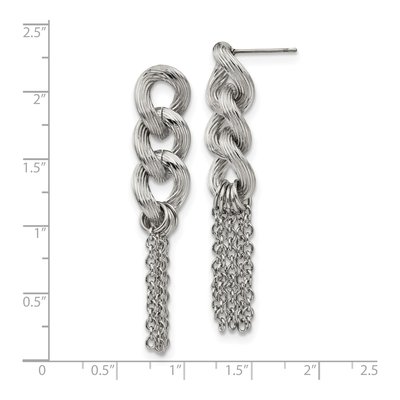Stainless Steel Dangle Earrings – view 6