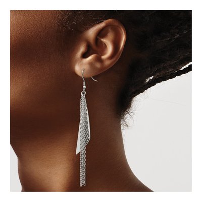 Stainless Steel Multi Dangle Earrings – view 5