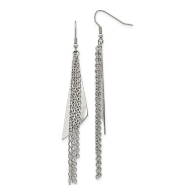 Stainless Steel Multi Dangle Earrings