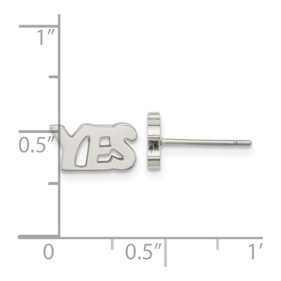 Stainless Steel Button Stud Earrings – view 5