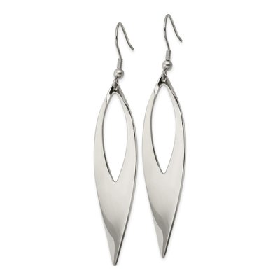 Stainless Steel Dangle Earrings – view 4