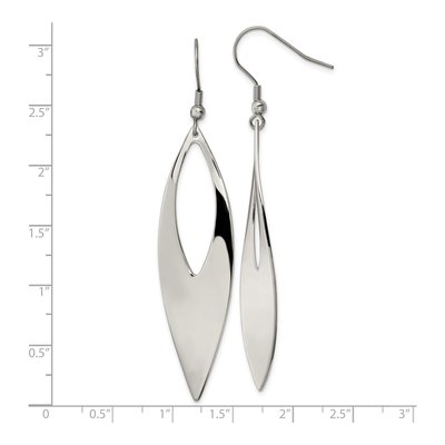 Stainless Steel Dangle Earrings – view 6