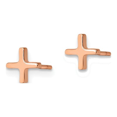 Stainless Steel Stud Earrings – view 4