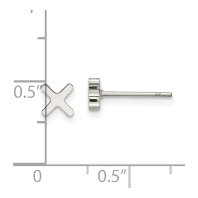 Stainless Steel Stud Earrings – view 6