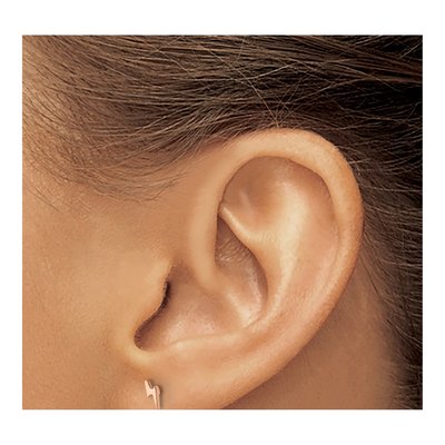 Stainless Steel IP Lightning Bolt Stud Earrings – view 5