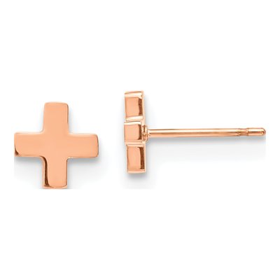 Stainless Steel IP Stud Earrings