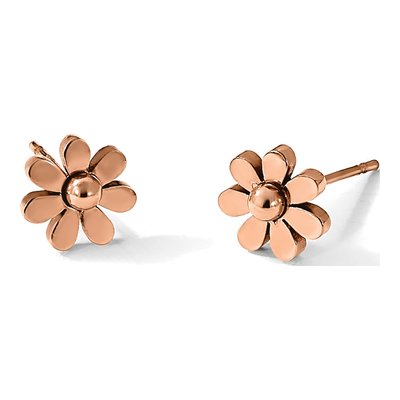 Stainless Steel Flower Stud Earrings – view 7