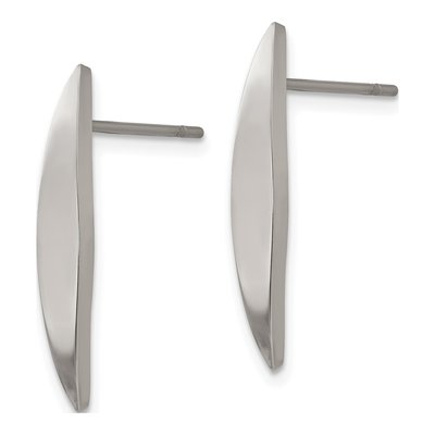 Stainless Steel Dangle Earrings – view 3