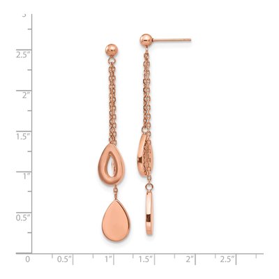 Stainless Steel IP Dangle Earrings – view 5