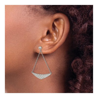 Stainless Steel Dangle Earrings – view 4
