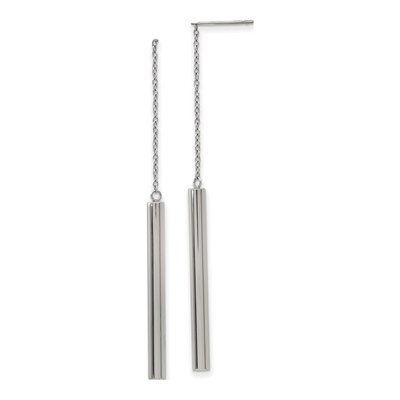 Stainless Steel Bar Threader Earrings