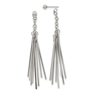 Stainless Steel Multi Bar Dangle Earrings