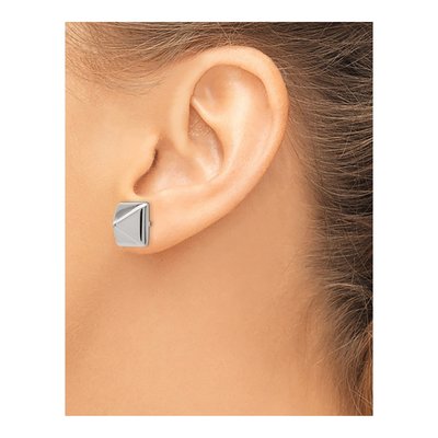 Stainless Steel Stud Earrings – view 4