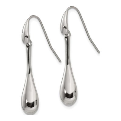 Stainless Steel Shepherd Hook Dangle Earrings – view 3