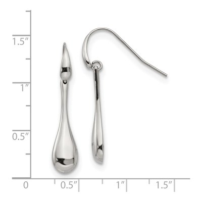 Stainless Steel Shepherd Hook Dangle Earrings – view 5