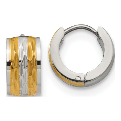 Stainless Steel 13mm Huggie Hoop Earrings