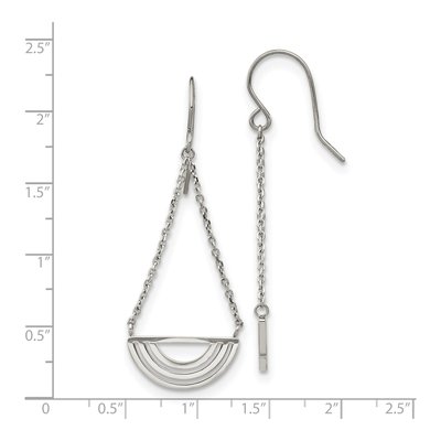 Stainless Steel Dangle Earrings – view 5