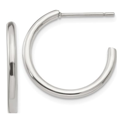 Stainless Steel 20mm Hoop Earrings