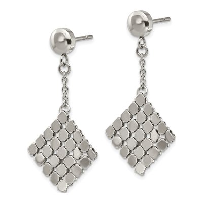 Stainless Steel Dangle Earrings – view 3