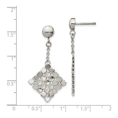 Stainless Steel Dangle Earrings – view 5