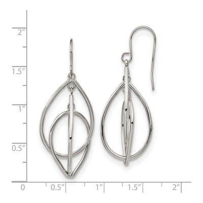 Stainless Steel Dangle Earrings – view 5