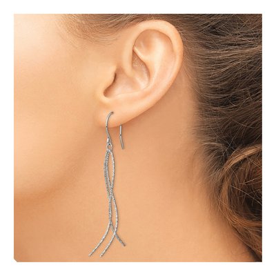 Stainless Steel Dangle Earrings – view 4