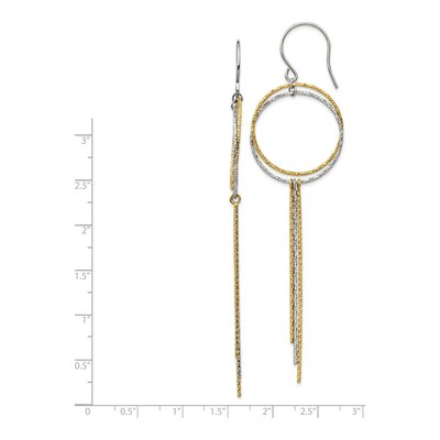 Stainless Steel IP Dangle Earrings – view 5