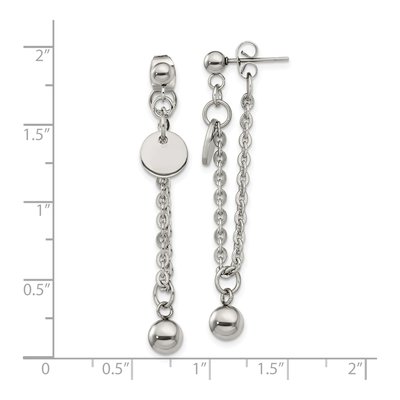 Stainless Steel Dangle Earrings – view 5