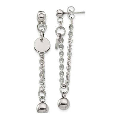 Stainless Steel Dangle Earrings