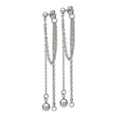 Stainless Steel Multi Dangle Earrings – view 3