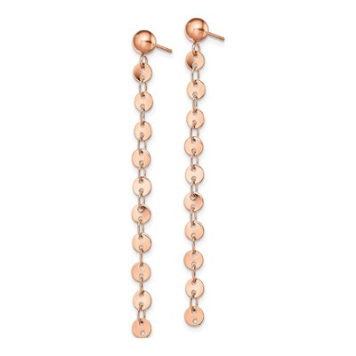 Stainless Steel IP Dangle Earrings – view 3