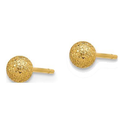 Stainless Steel Ball Stud Earrings – view 3