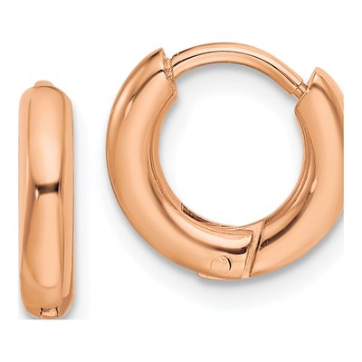 Stainless Steel 11mm Huggie Hoop Earrings