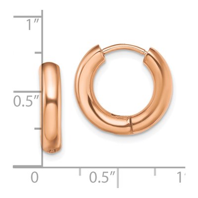 Stainless Steel 16mm Huggie Hoop Earrings – view 5