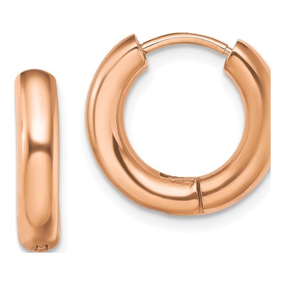 Stainless Steel 16mm Huggie Hoop Earrings