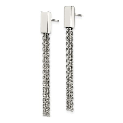 Stainless Steel Multi Dangle Earrings – view 3